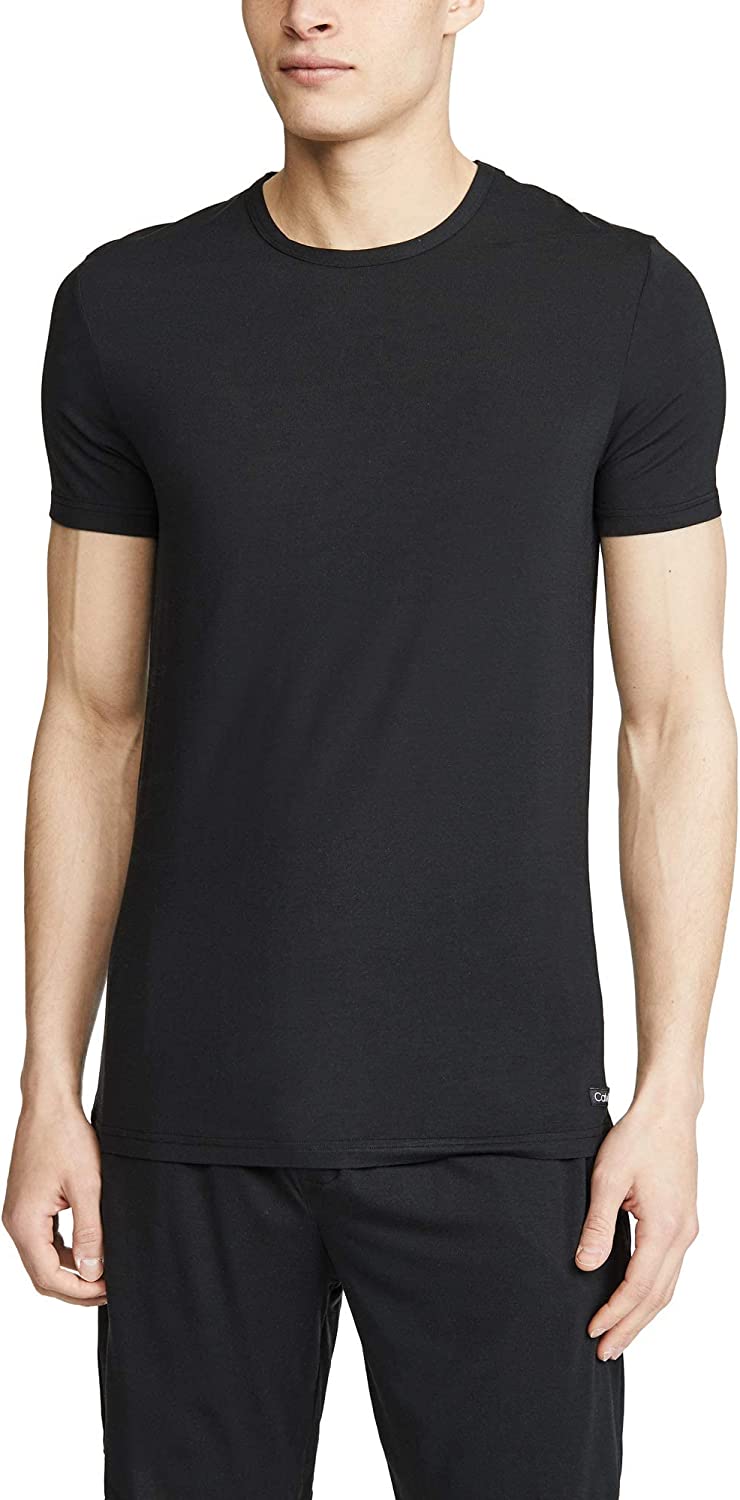 Calvin Klein Men's Ultra Soft Modal Crew Neck T-Shirts