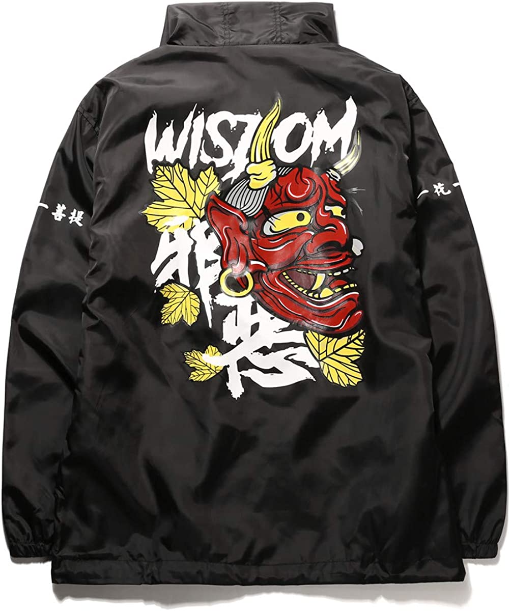 AITFINEISM Men's Lightweight Windbreaker Casual Drawstring Hooded Zip Jackets