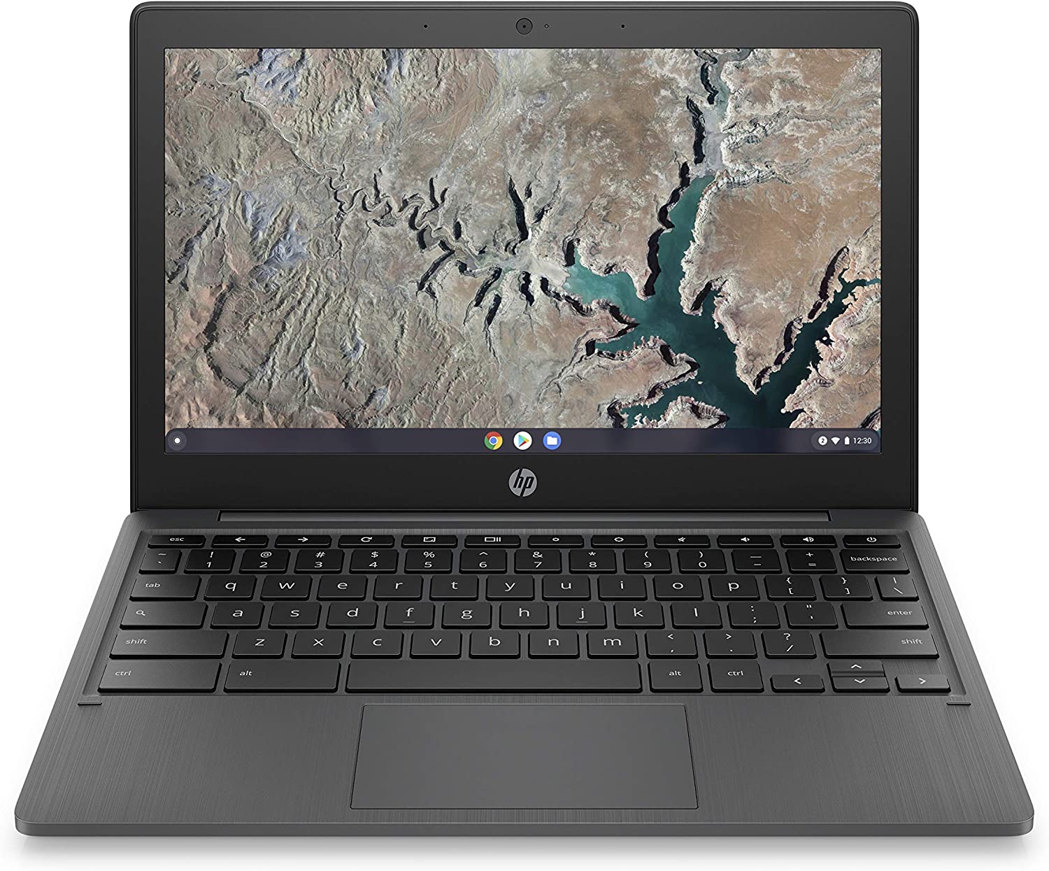 HP Chromebook 11.6-inch Laptop, MediaTek MT8183, MediaTek Integrated Graphics, 4 GB RAM, 32 GB eMMC Storage, Chrome (11a-na0010nr, Ash Gray) (Renewed)