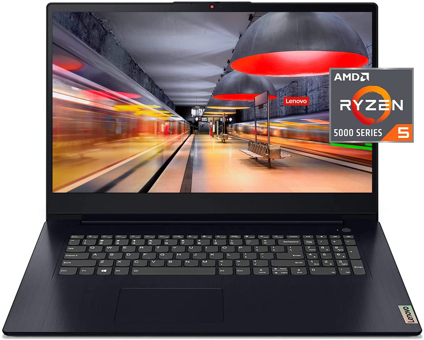 Lenovo IdeaPad Laptop (2022 Newest Model), 17.3" HD+ Display, AMD Ryzen 5 5500U Processor (Beats i7-11375H), 20GB RAM, 1TB PCIe SSD, AMD Radeon 7 Graphics, Webcam, Fingerprint Reader, Windows 11