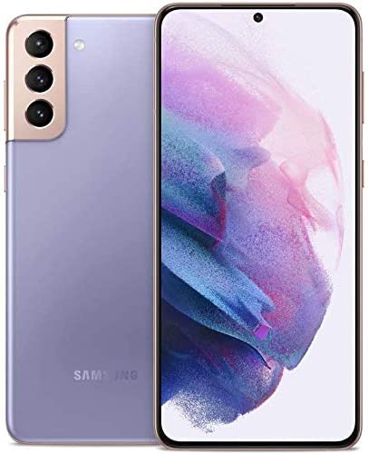 Samsung Galaxy S21 5G | Factory Unlocked Android Cell Phone | US Version 5G Smartphone | Pro-Grade Camera, 8K Video, 64MP High Res | 128GB, Phantom Violet (SM-G991UZVAXAA) - (Renewed)