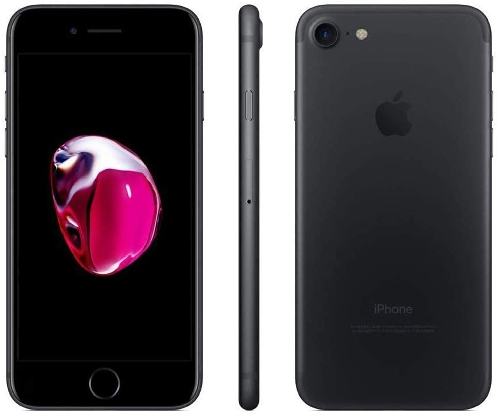 Apple iPhone 7, 32GB, Black - Unlocked (Renewed)