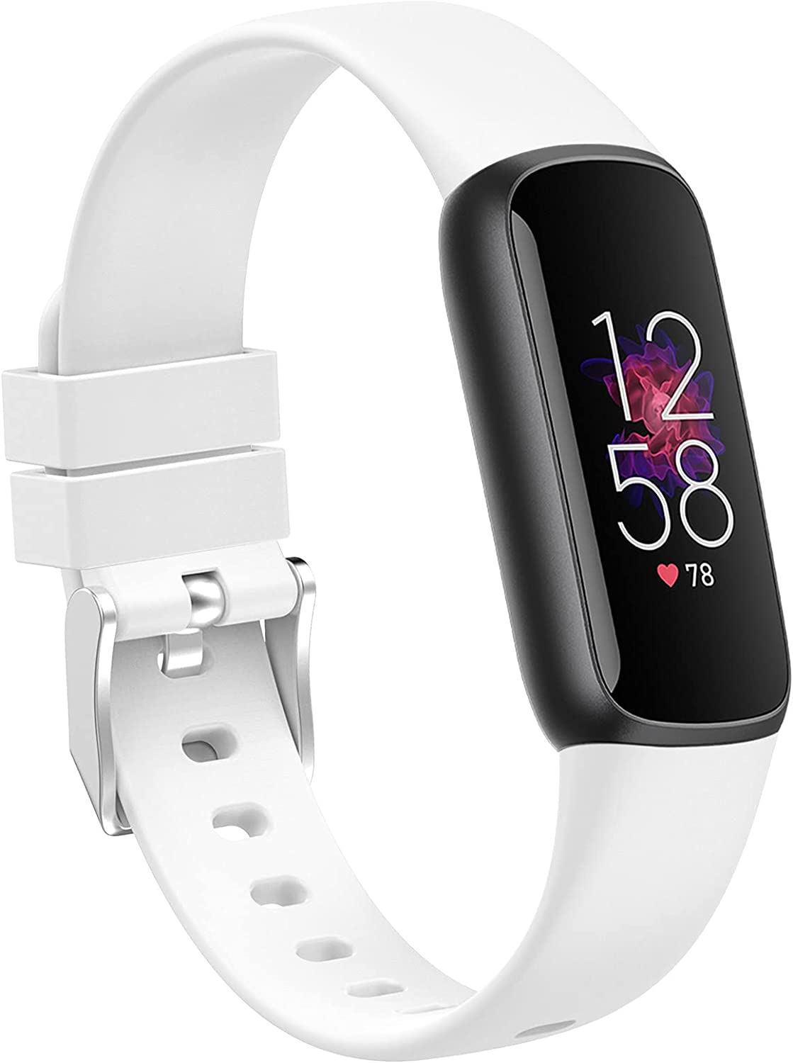 TopPerfekt Bands Fit for Fitbit Luxe, Adjustable Soft Silicone Replacement Watch Band Straps Wristbands Bracelet Fit for Fitbit Luxe Fitness and Wellness Tracker for Women Men