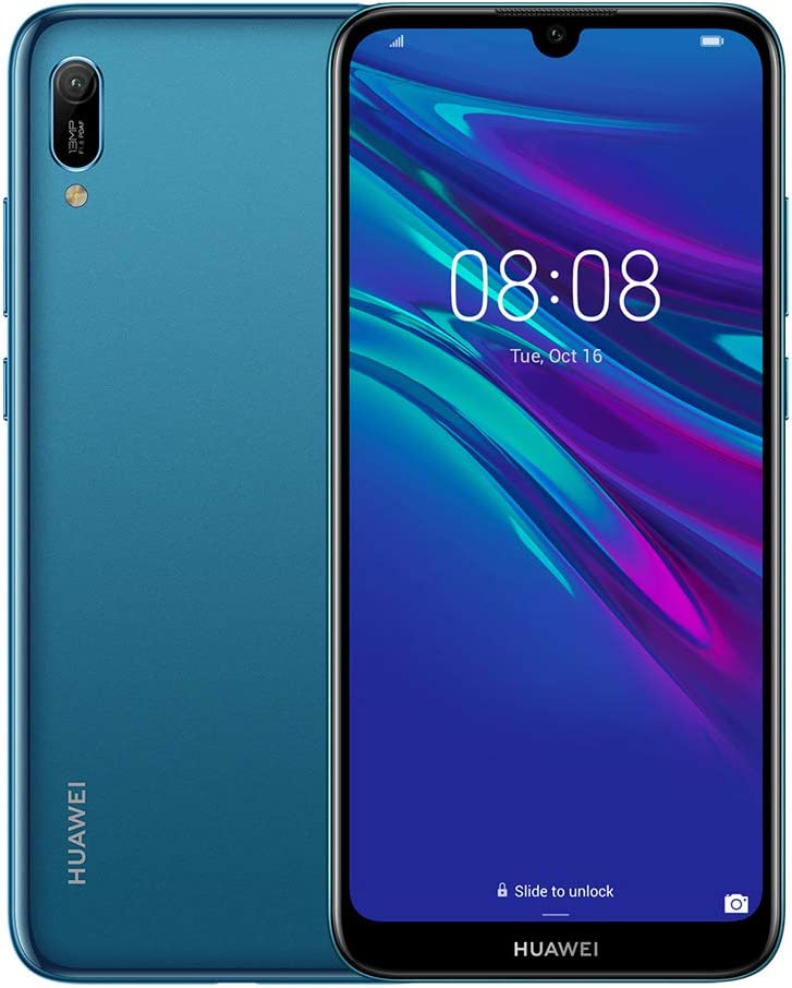 Huawei Y6 (2019) Single-SIM 32GB Factory Unlocked 4G/LTE Smartphone (Sapphire Blue) - International Version