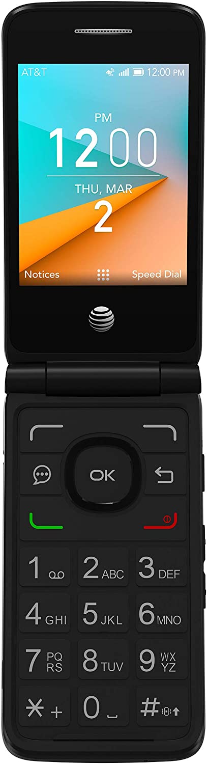AT&T PREPAID Cingular Flip 2 Prepaid Feature Phone - Dark Gray (4 GB)