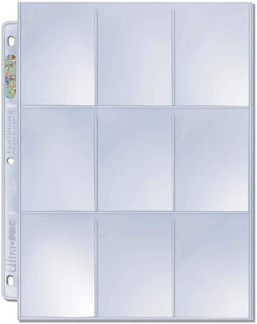 Ultra Pro Platinum Series 9-Pocket Pages for Trading Cards (50 ct.)