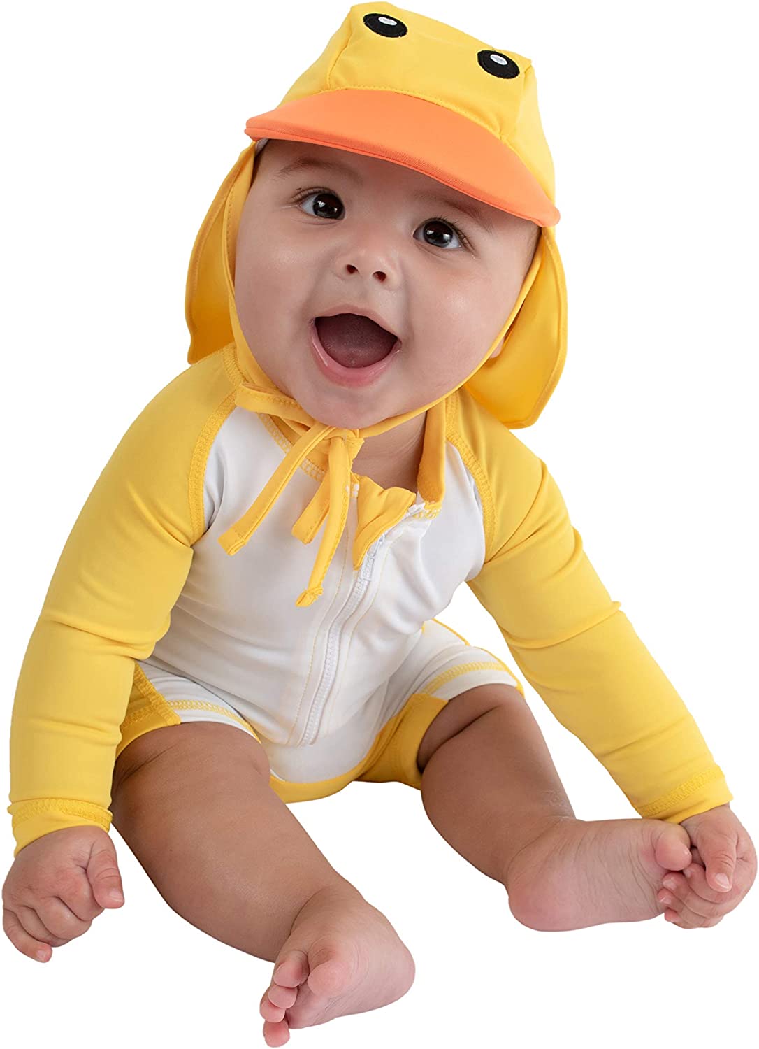 Cuddle Club Baby and Toddler One-Piece Swimsuit | UPF 50+ All-Day UV Protection Infant Sunsuit