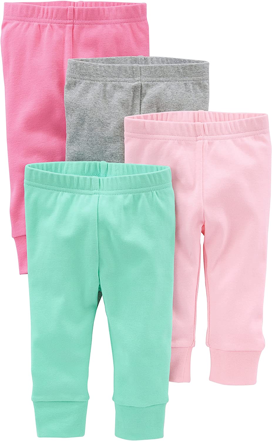 Simple Joys by Carter's Baby Girls' Pant, Pack of 4