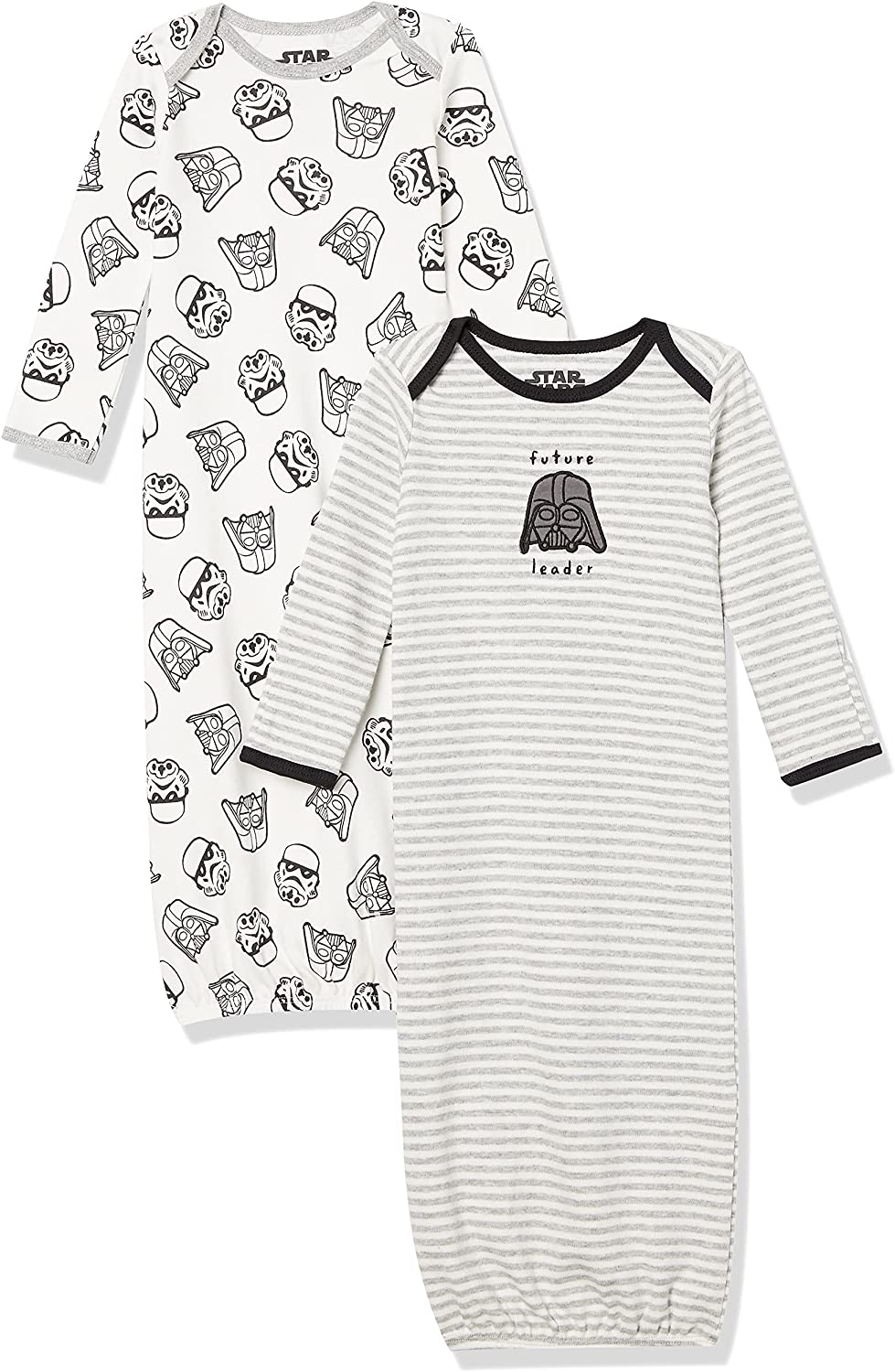 Amazon Essentials Disney | Marvel | Star Wars Baby Boys' Sleeper Gowns, Multipacks