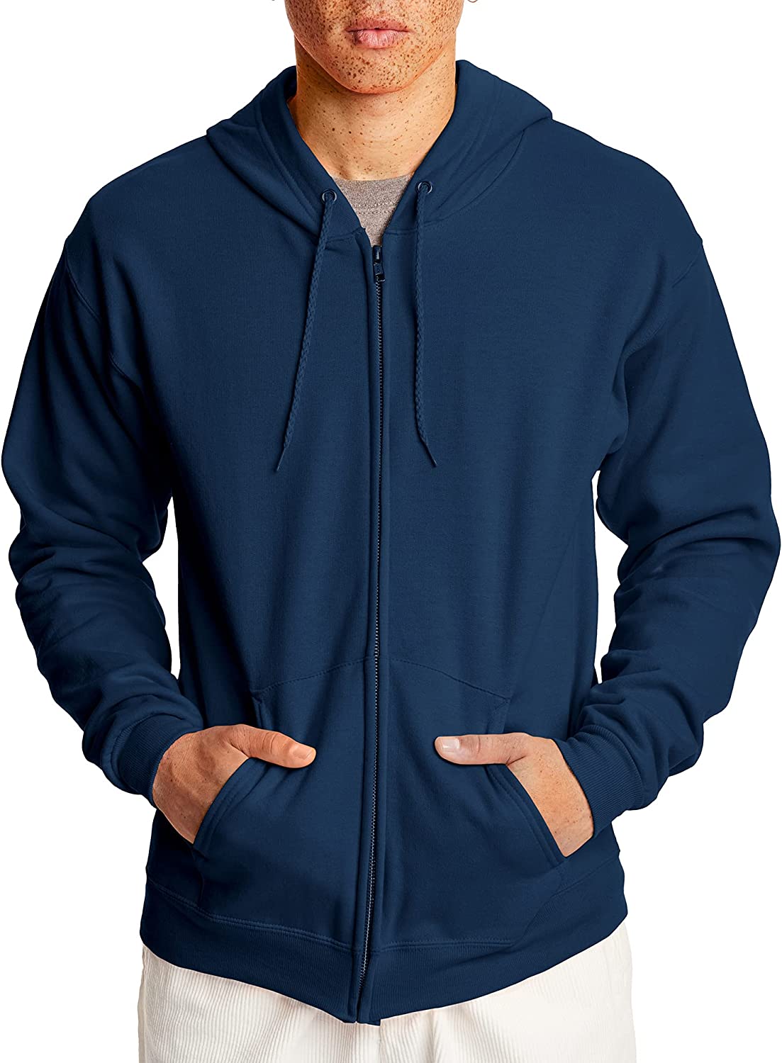 Hanes Men's Full-Zip Eco-Smart Hoodie