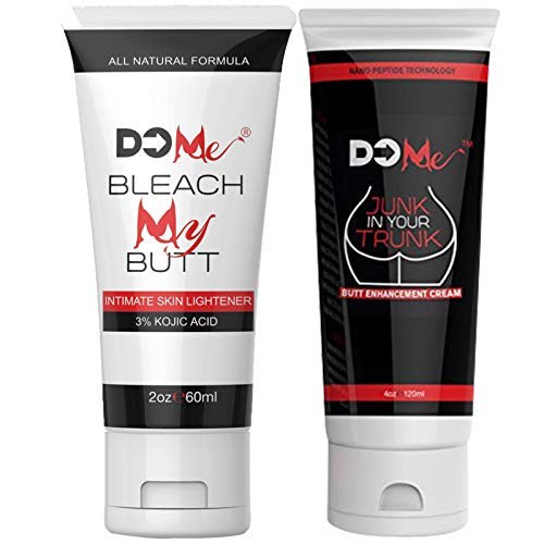 Ultimate Rear-End Combo -Bleach My Butt Intimate Lightening Cream + Junk in Your Trunk Butt Enhancing Cream