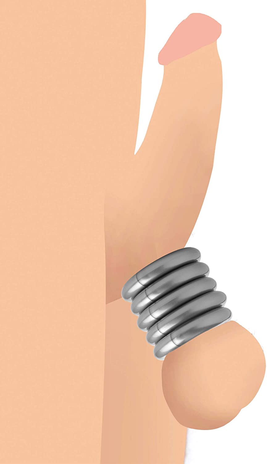 Ring Master Custom Ball Stretcher Kit - Silver