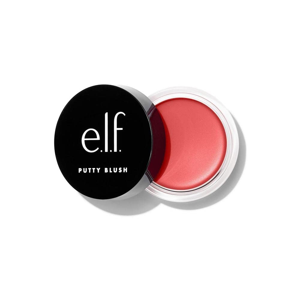 e.l.f. Putty Blush, Creamy & Ultra Pigmented Formula, Infused with Argan Oil & Vitamin E, Tahiti, 0.35 Oz (10g)