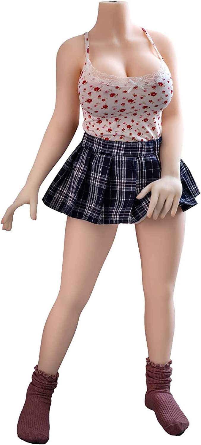 Dalinch Jelly Material (Contains Blowjob Sex Toys) Big Breasts, New Skeleton, Sex Doll Male masturbator, Sex Doll, Non-Inflatable insertable Doll, Sexy Female Torso Adult Supplies. (Jelly Boobs.)