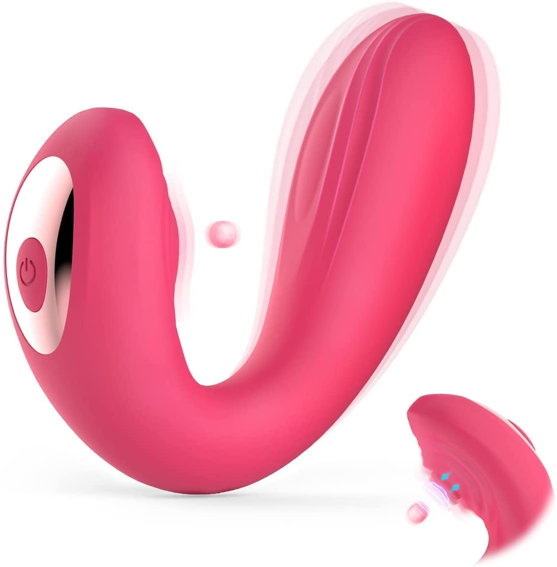 Clitorals Stimulator for Women, G-Spot Vibrator Dildo with Pulsating Tapping for Clit Stimulation, Waterproof Anal Nipple Stimulator with 7 Pulse & Vibration Modes, Adult Sex Toys for Women Pleasure