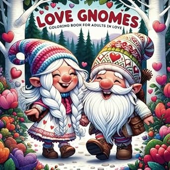 Loving Gnomes: A Valentine’s Day Activity Book for Adults Featuring Romantic Scenes, Lovely Patterns, Engaging Word Search and Much More!